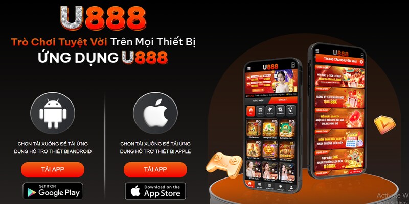Tải app U888 đơn giản